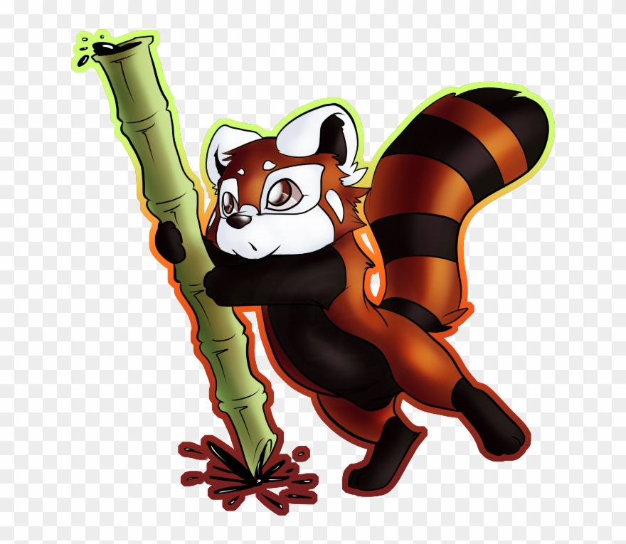 Tofu The Lil Red Panda - Cartoon Clipart