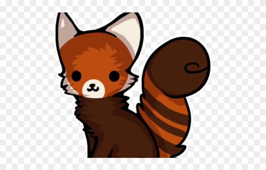 Original - Red Panda Drawing Cute Clipart