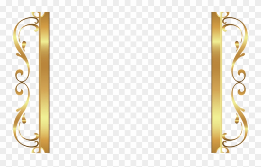 Royal Blue And Gold Frame Clipart