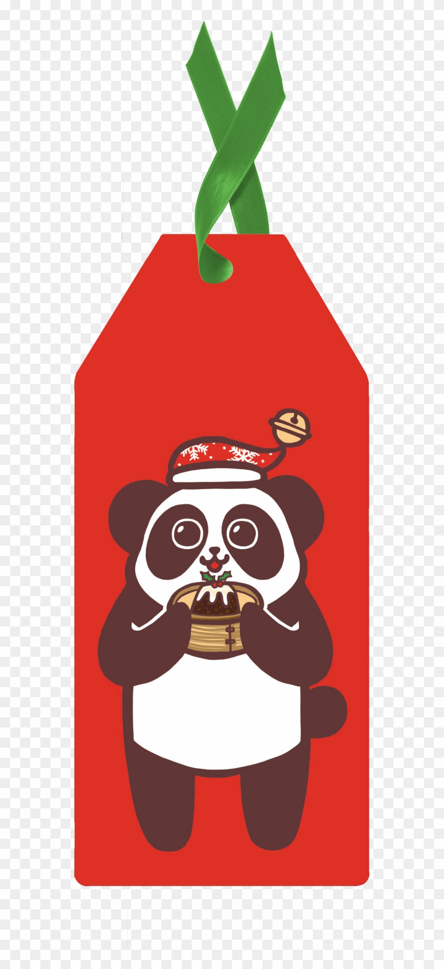 Red Panda Gift Tag - Gift Clipart