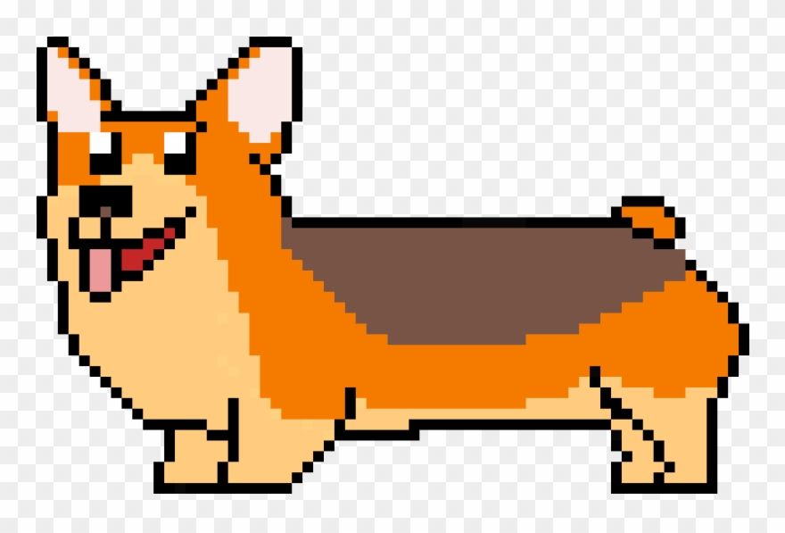 Fluffy Corgi Yay By Zadslaz - Pembroke Welsh Corgi Clipart
