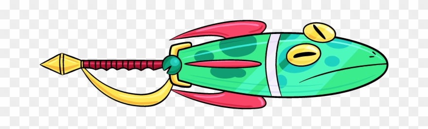 Frog Missile Magisword - Mighty Magiswords Frog Missile Clipart