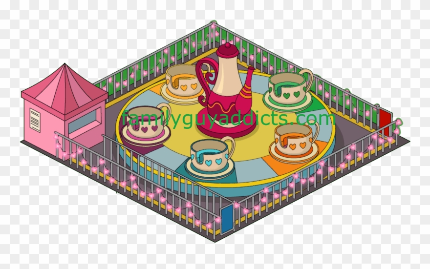 Brewhaha Carnival Ride - Illustration Clipart