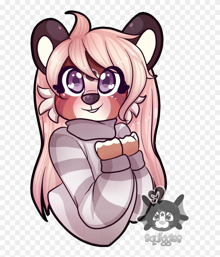 Sweet Redpanda - Cartoon Clipart