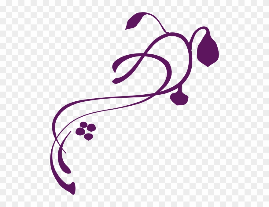 Vector Freeuse Library Darker Swirl Clip Art At Clker - Vines Clip Art - Png Download