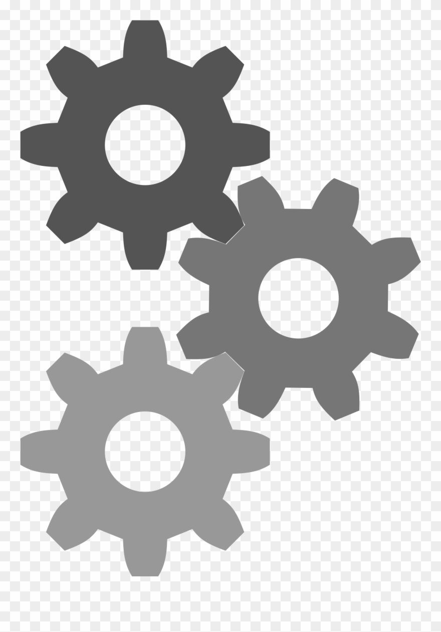 Transparent Gear Cog Clipart Black And White Download - Settings Icon - Png Download
