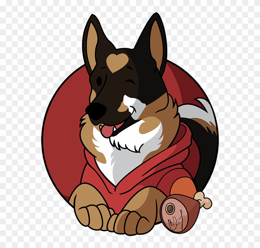 Red Guard Territorial Control - Dog Clipart