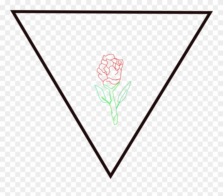 Rosa Y Triangulo Clipart