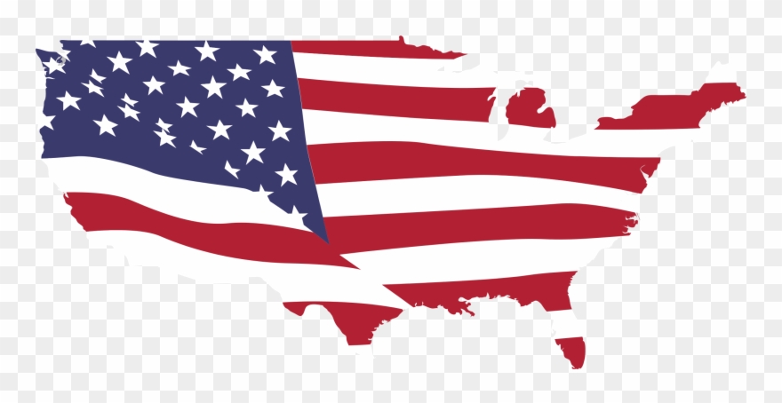 Picture Transparent Download Alaska Clipart Hawaii - Usa Map Flag - Png Download