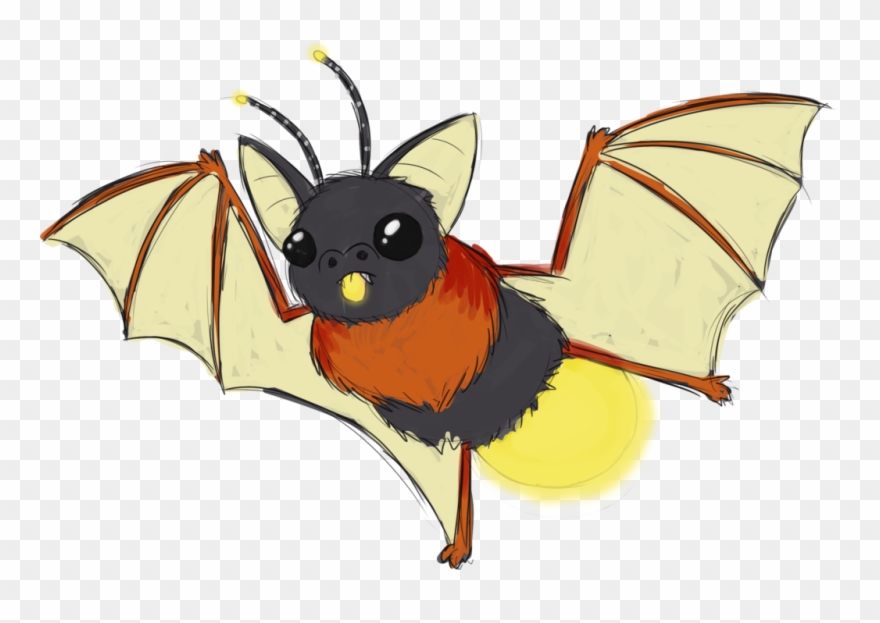 Firefly Cartoon Png - Bat Firefly Clipart