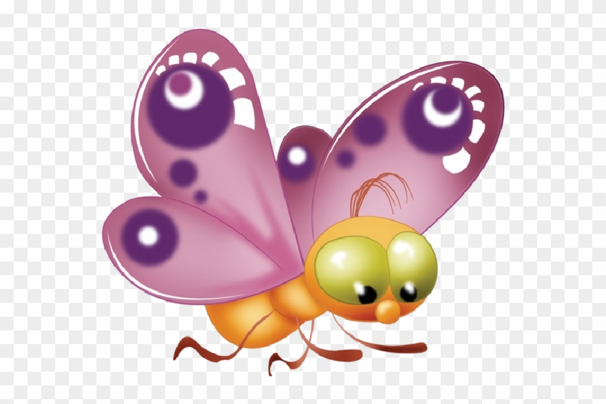 Butterfly Cartoon Clip Art Pictures All Are - Butterfly Cartoon Image Transparent Background - Png Download