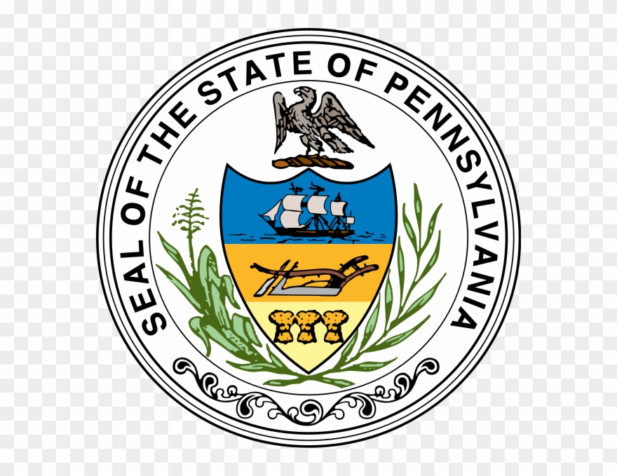 Carved Plaque Of The Seal Of The State Of Pennsylvania, - Pennsylvania State Seal Clipart