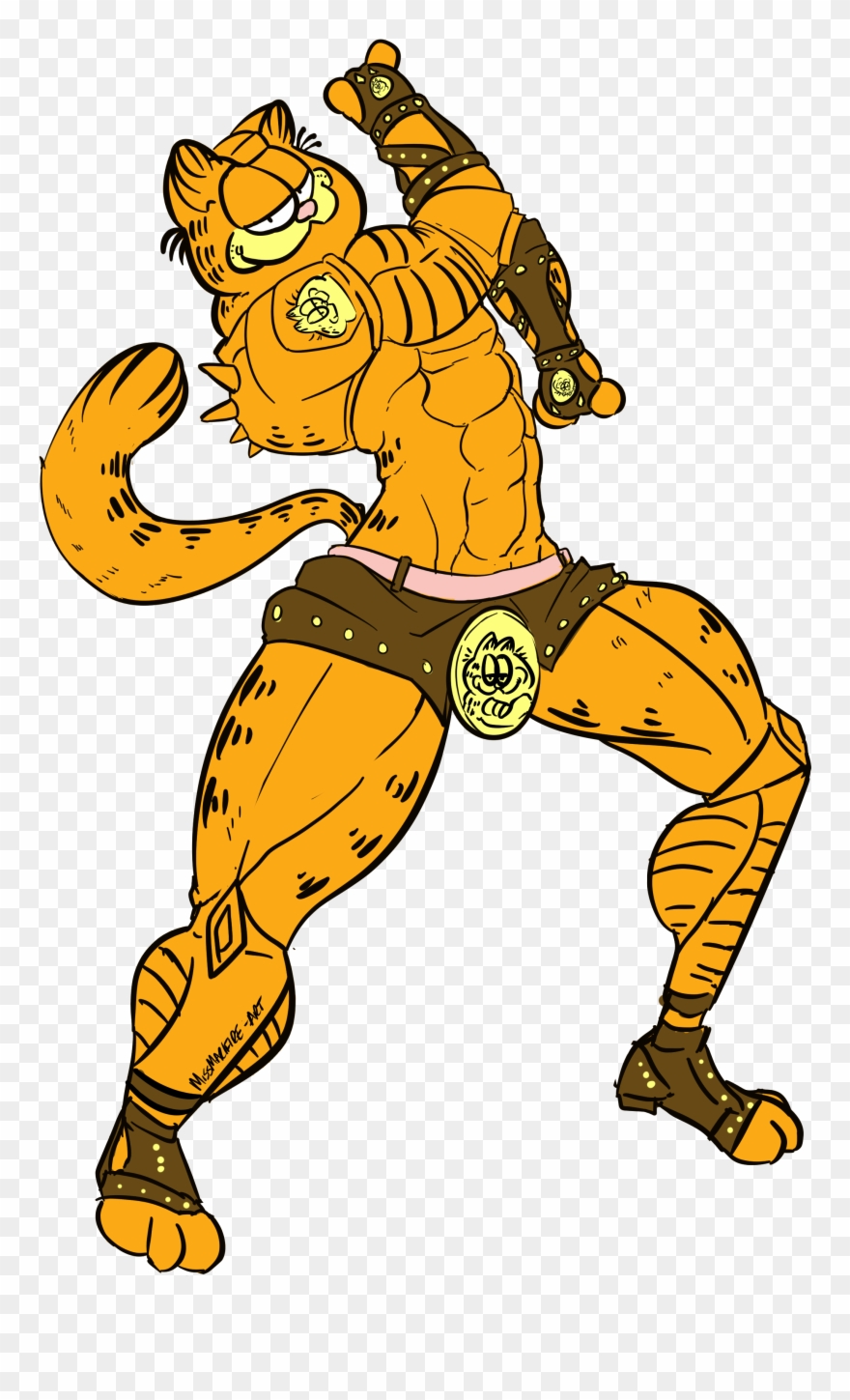 Part 4lasagna Heart Attack Has No Weaknesses - Cursed Jojo Clipart