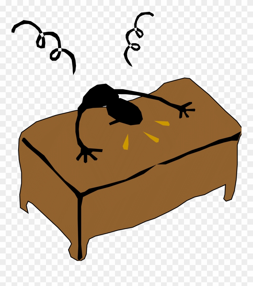 Head On Desk Clipart - Head Slam On Desk - Png Download