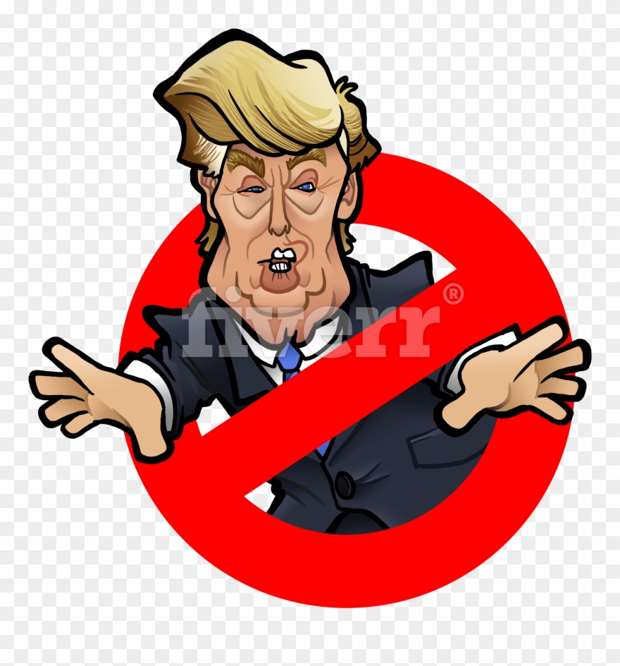 Banner Freeuse Draw A Celebrity Caricature By Binarygod - 4 Anti-trump 3.5" Stickers Plus Bonus 3" Pinback Button. Clipart
