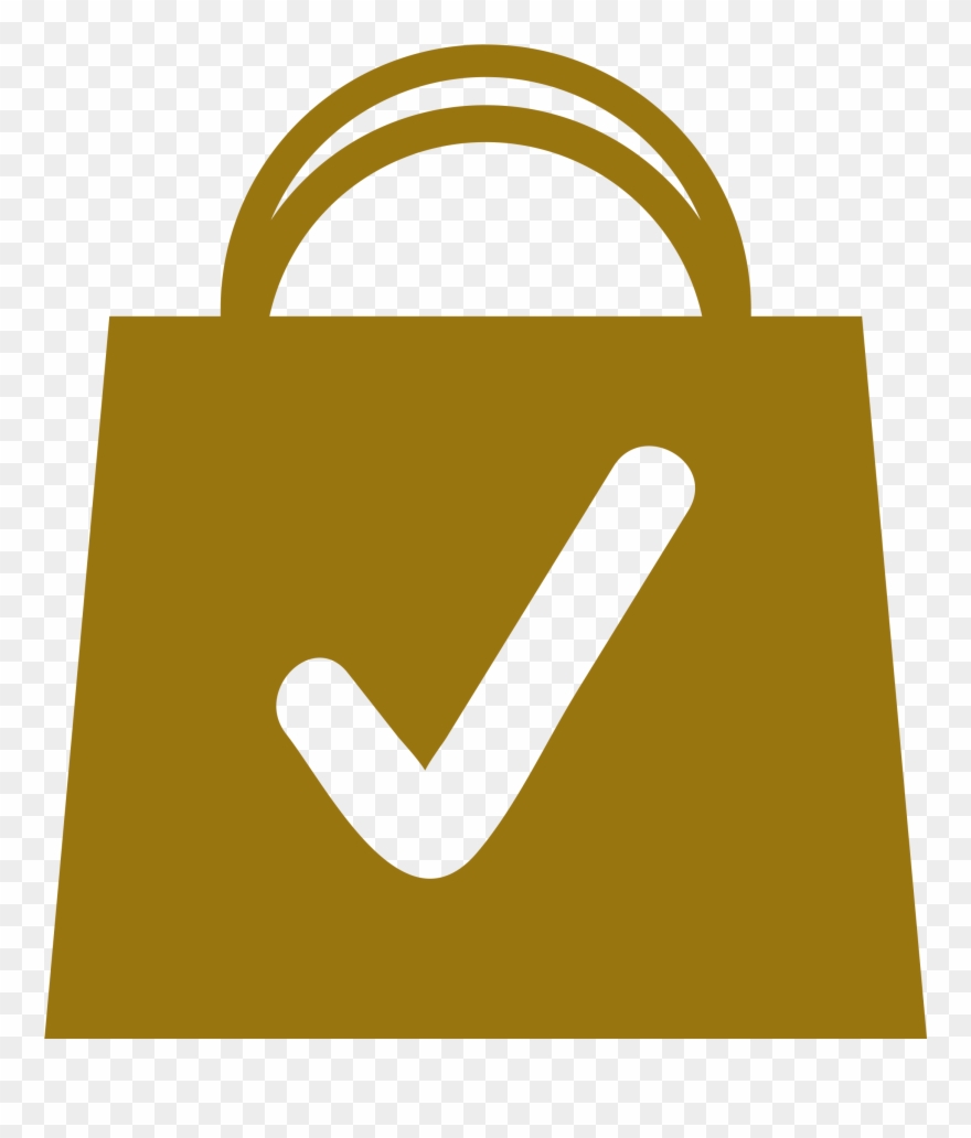 1 - Black Shopping Bag Png Clipart
