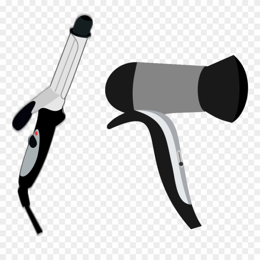 Australian Fan Palm Clipart, Vector Clip Art Online, - Hair Dryer Clip Art Free - Png Download