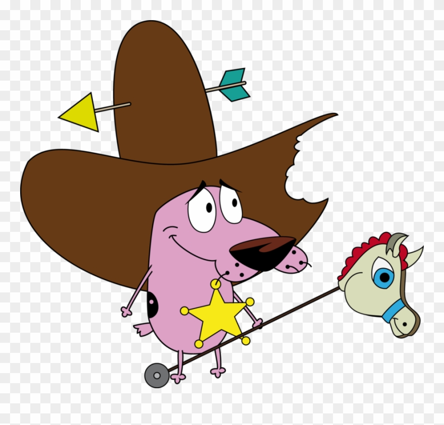 Courage Cowboy By Gth089 On Clipart Library - Coraje El Perro Cobarde Baby - Png Download