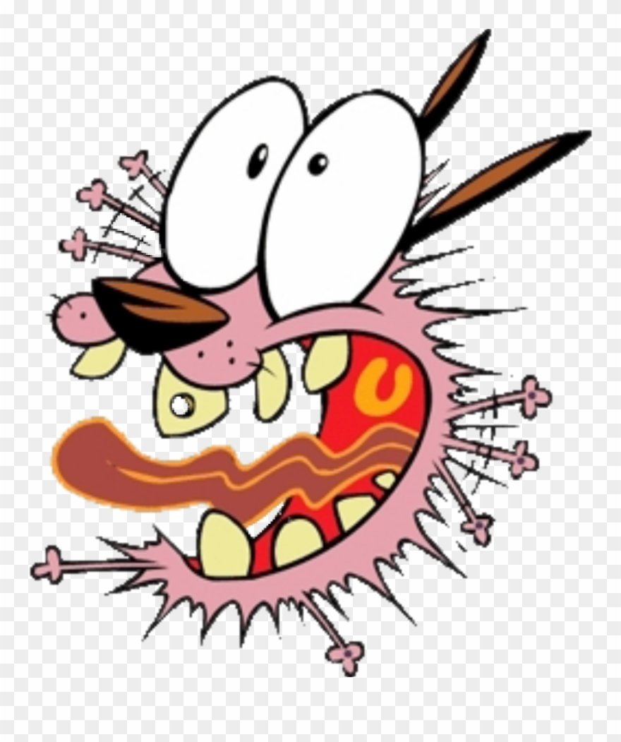 Courage The Cowardly Dog Coragem O Cao Covarde Cartoon - Courage The Cowardly Dog Afraid Clipart