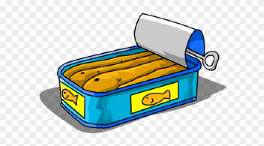 Clipart Library Download Sardine Clipart Cartoon - Tin Of Sardines Clipart - Png Download