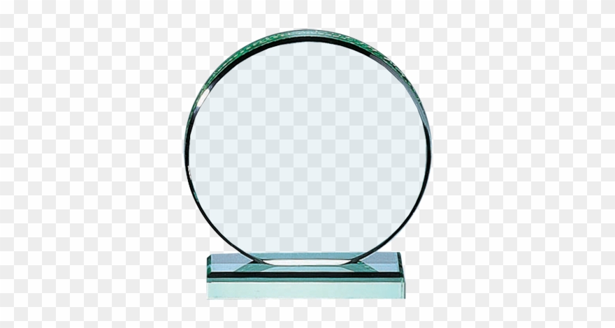 Circle Acrylic Glass Awards Recognition - Circle Clipart