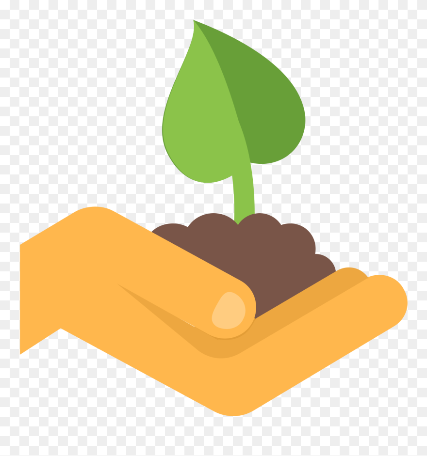 Vector Black And White Library Plant Sprout Clipart - Icon - Png Download