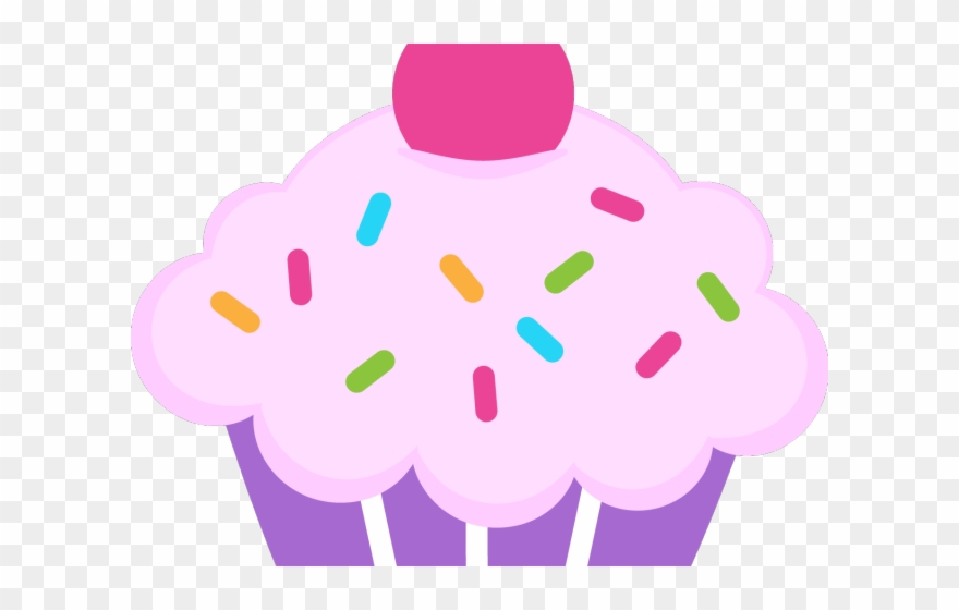 Jelly Bean Clipart Purple - Cute Cupcake Png Transparent Png