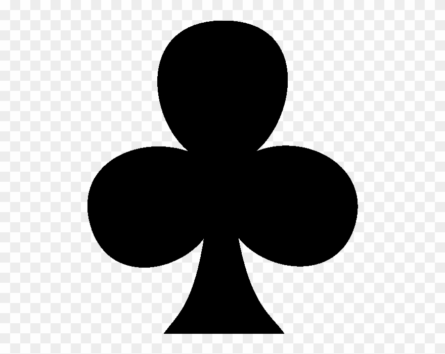 Naipe Paus - Clubs On Playing Cards Clipart