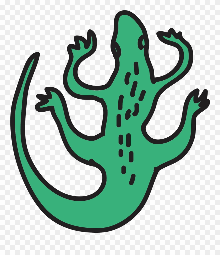 A Drawing Of A Alligator Head - Animals Doodle Icon Clipart