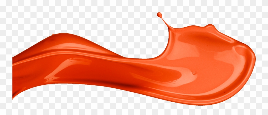 Go To Image - Orange Paint Splash Png Clipart