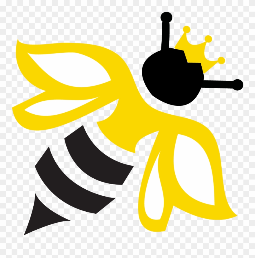 Happy Thoughts Lead To Happy Living - Queen Bee Logo Design Clipart