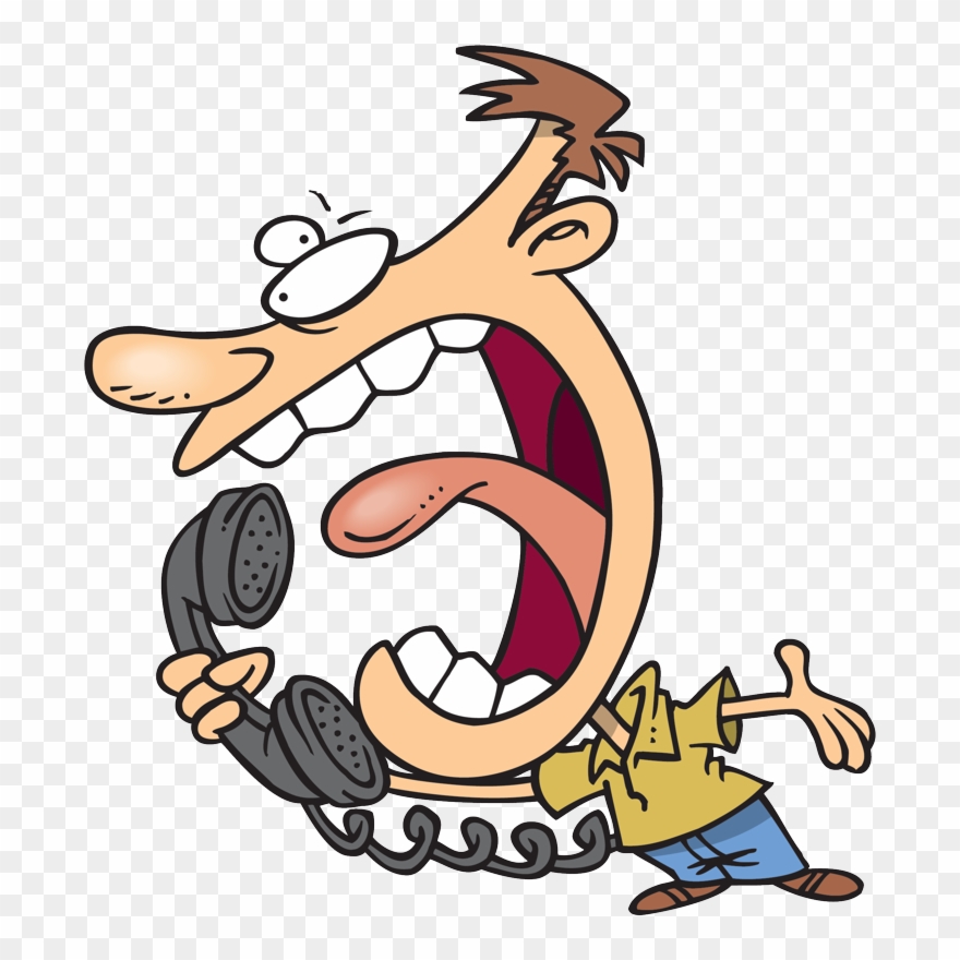 Why Someone Hires An Agent Who Is 100 Miles Away From - Angry Customer Clip Art - Png Download