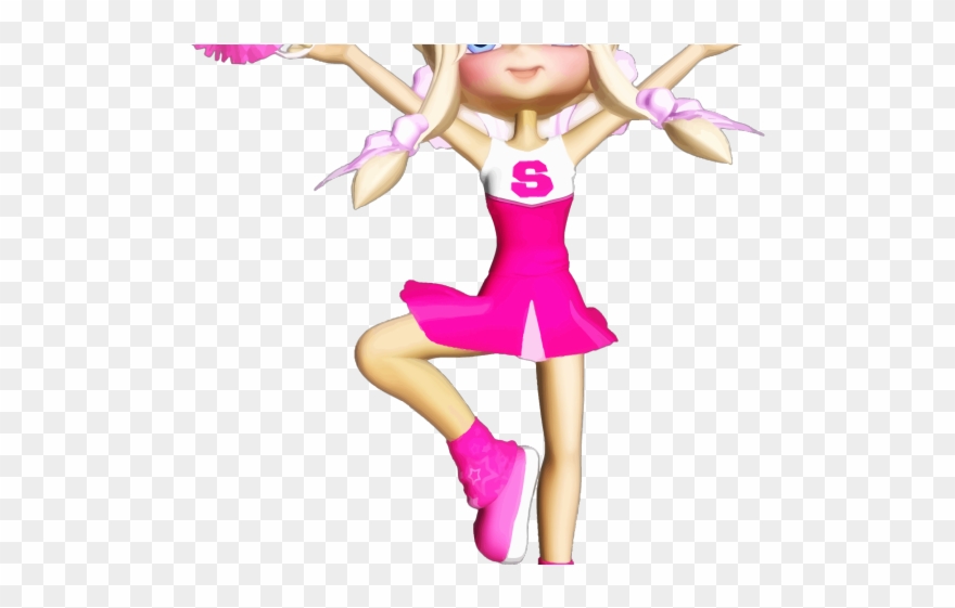 Barbie Clipart Cheerleader - 7th Birthday Cheerleader Card Greeting Cards - Png Download