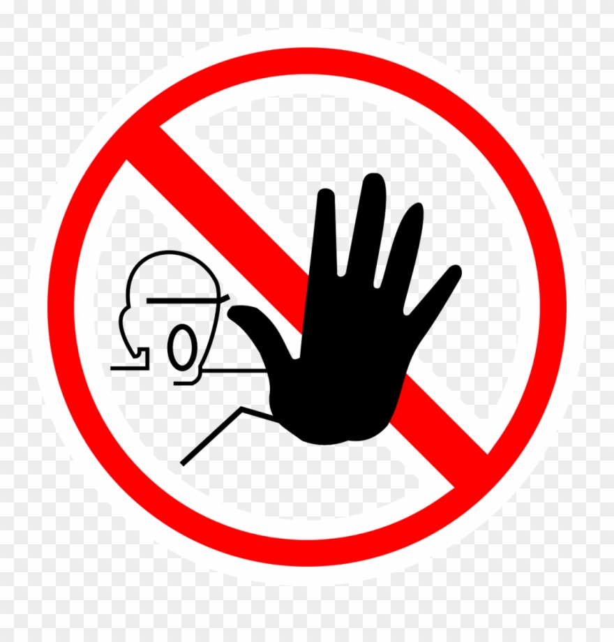 Dont Pick Flowers Sign Clipart