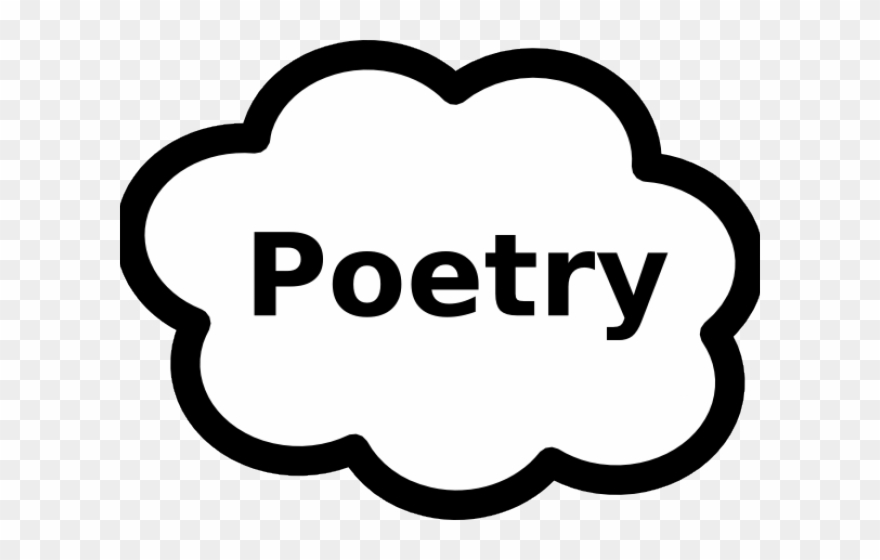 Scroll Clipart Poetry - Cloud Clip Art - Png Download