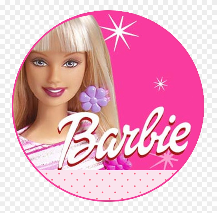 Picture Royalty Free Download Barbie Clipart Plate - Imagens Da Barbie Para Imprimir - Png Download