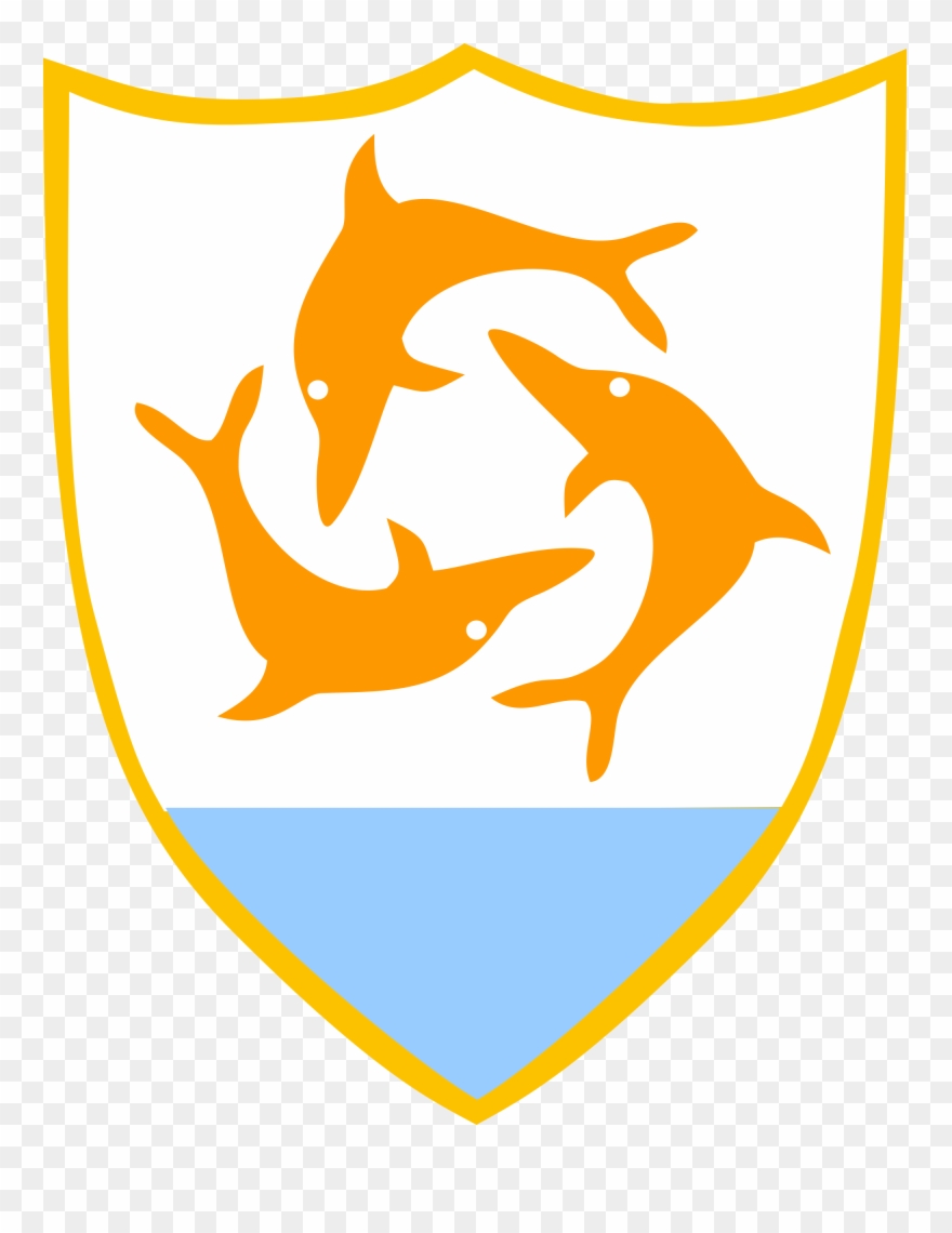 Anguilla Coat Of Arms Clipart