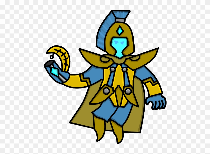 Appearance He Would Wear Gold And Blue Armor And Have Clipart