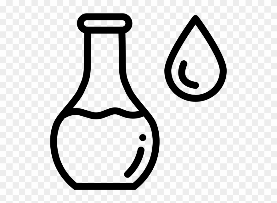 Oil Content - Laboratory Flask Clipart