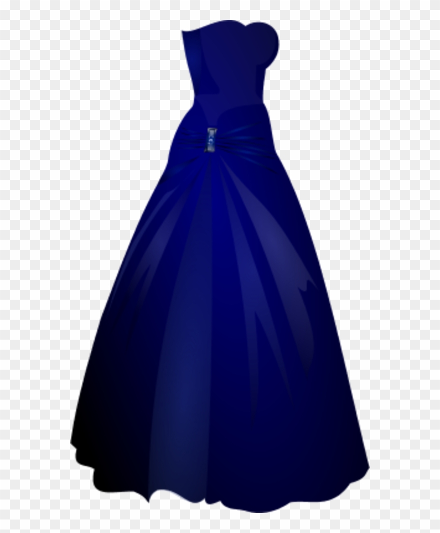 Prom Dresses Clip Art 554614 - Transparent Dress Cartoon - Png Download