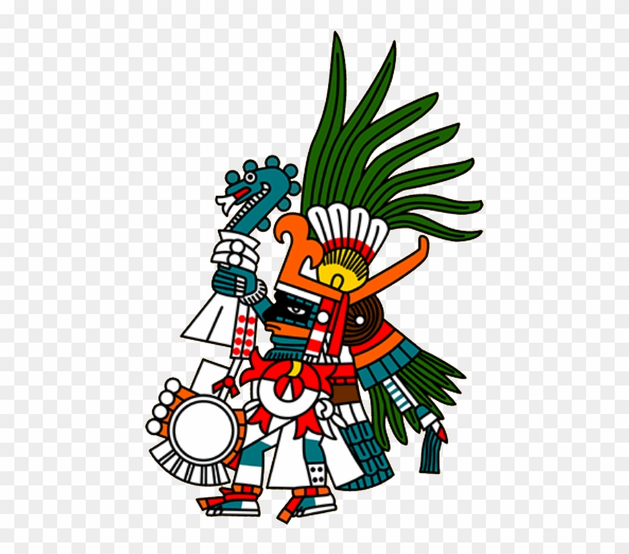 God Of War, Sun And Human Sacrifice - Aztec God Of War Clipart