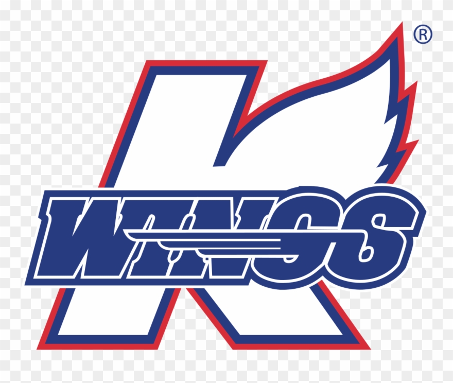Kalamazoo-wings - Kalamazoo Wings Hockey Logo Clipart
