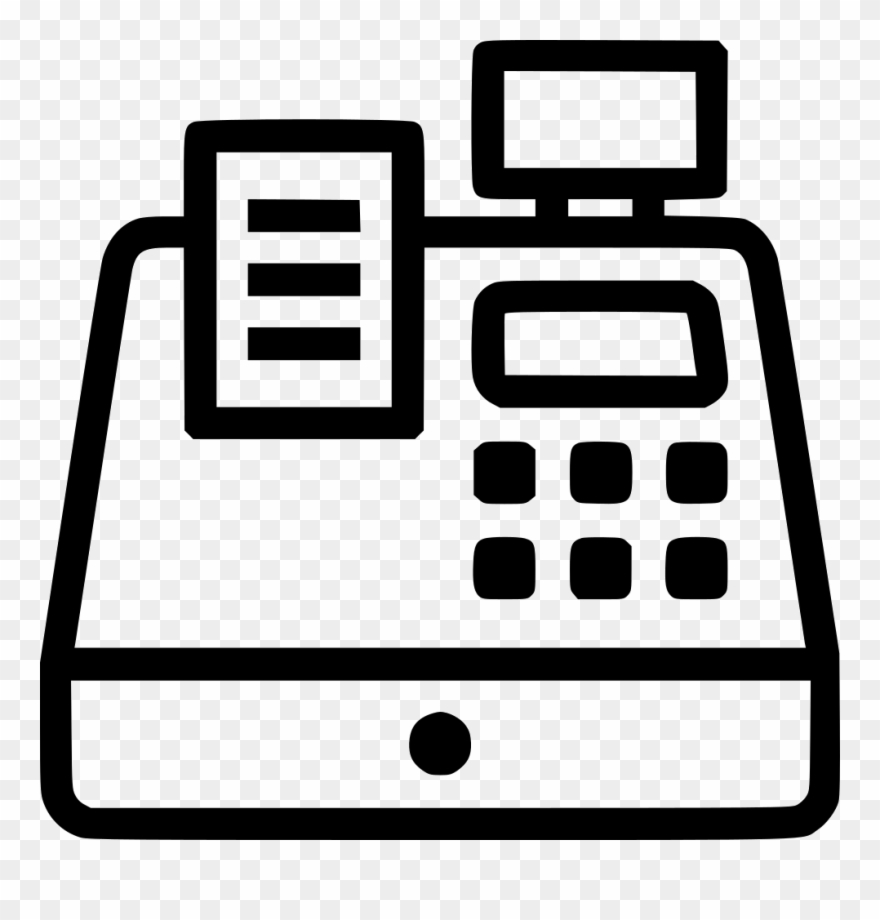 Cash Clipart Svg - Cash Register Icon Png Transparent Png