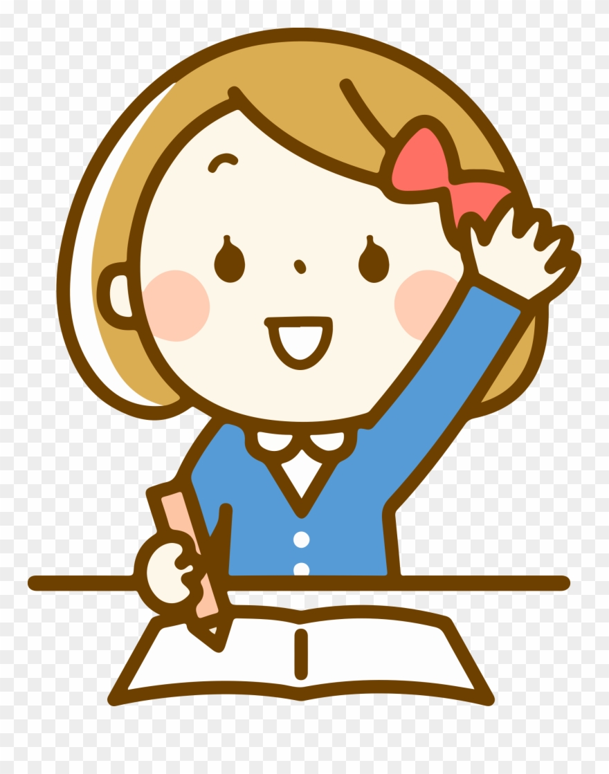 Big Image - Clip Art Raise Hand - Png Download