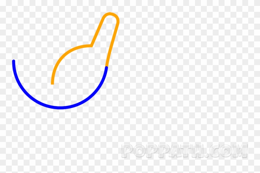 Draw A Thumb On The Right Side Of The U Clipart