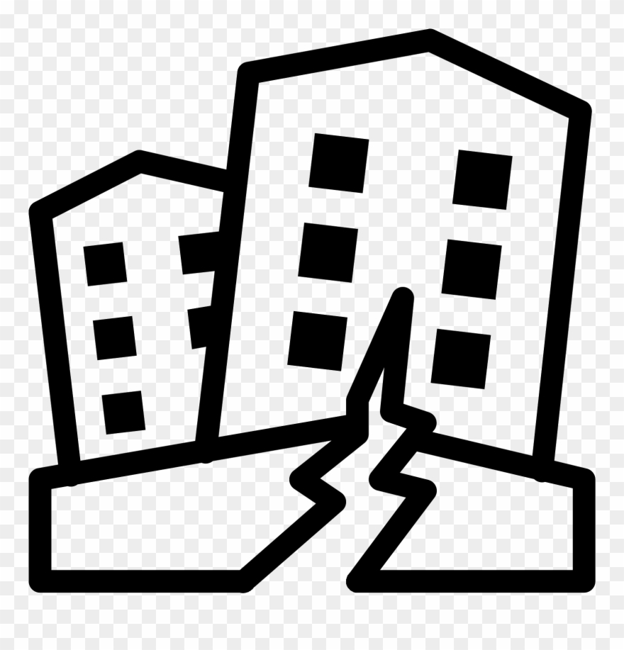 This Icon Represents An Earthquake - Icons For Earthquake Clipart