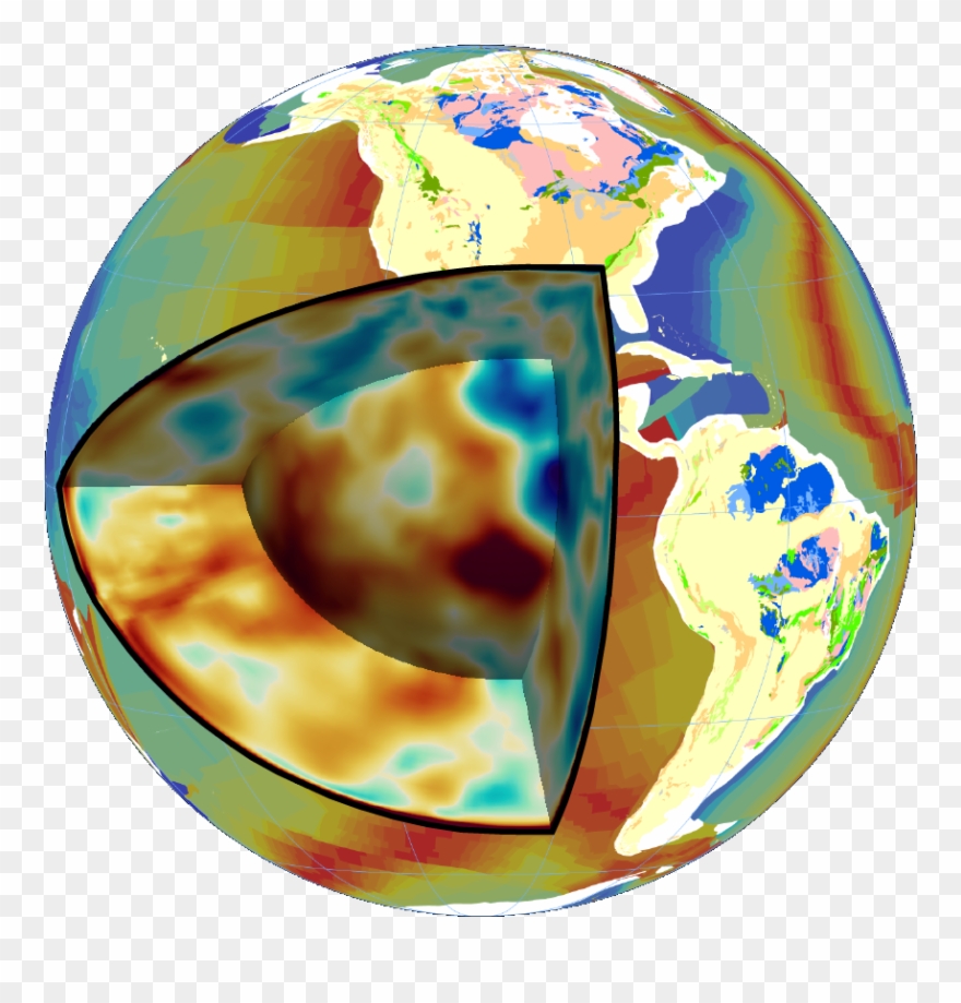 Global And Western Us (s/pmean-wus) Composite Tomography - Supercontinent Cycles Through Earth History Clipart