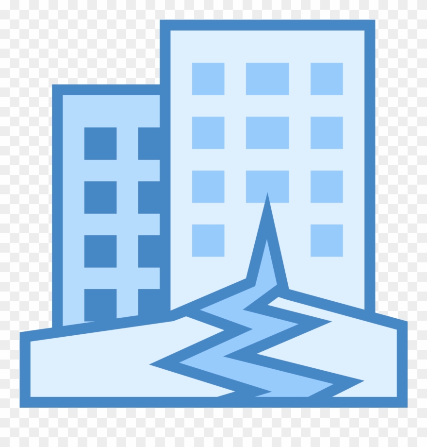 This Icon Represents An Earthquake - Natural Disaster To Computer Clipart