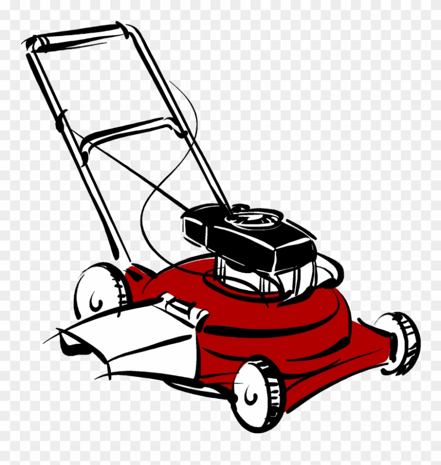 Lawn Mower Clip Art - Cartoon Clip Art Lawn Mower - Png Download