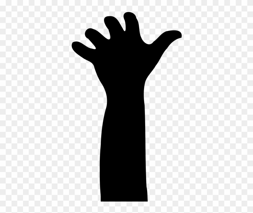 Hand Silhouette Transparent Clipart